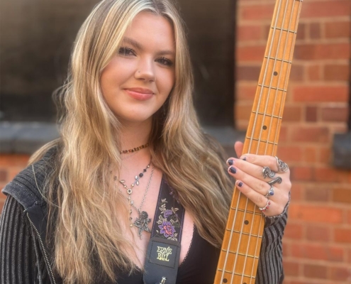 Lily on Bass!