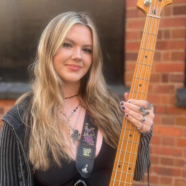 Lily on Bass!